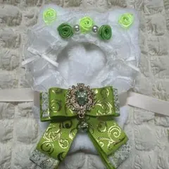 ぬい服　10cm 黄緑　緑　白　着ぐるみ　ぬいぐるみ服　にじぱぺっと