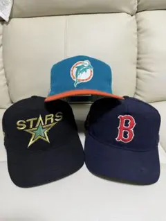 Dolphins, Red Sox, Stars キャップ3点セット Dolphins, Red Sox, Stars キャップ3点セット - メルカリ