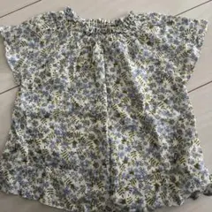 Samansa Mos2 Lagom 花柄ブラウス 110cm
