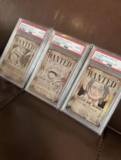 新たなる皇帝 手配書 psa10 ルフィ シャンクス バギー ティーチ最安値