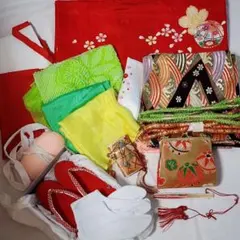 高島屋 七五三 着物 結び帯 草履 小物一式セット（数回使用） 高島屋 七五三 着物 結び帯 草履 小物一式セット（数回使用） - メルカリ