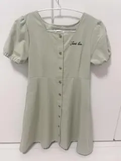 ミントグリーン 半袖ワンピース 140㎝