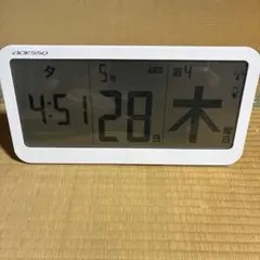 デジタル日めくりカレンダー電波時計のサムネイル