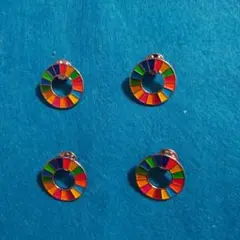 SDGs ピンバッチ 25ミリ✕4個