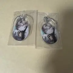叶 にじネイル アクリルキーホルダー 2点