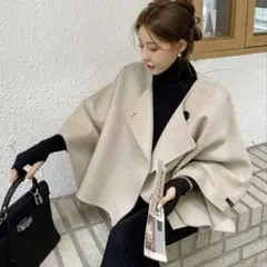 ケープジャケット ポンチョ