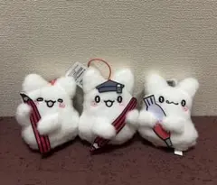 はなまるおばけ はなまるチャーム付きマスコット フルコンプ　全3種セット