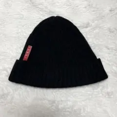 プラダ スポーツ ビーニー ニット帽 ブラック　アーカイブ プラダスポーツ PRADA SPORT ニット帽 ビーニー アーカイブ 帽子