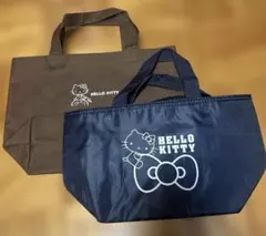非売品ハローキティ HELLO KITTY ミニ トートバッグ&保冷バッグ　青山