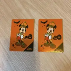 じゃんけんカード ディズニーストアミッキーマウス ハロウィン 2枚セット