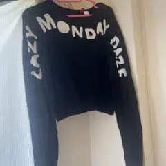 LAZY MONDAY DAZE クロップドニット