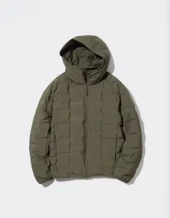 ほぼ未使用！在庫なしカラーUNIQLO パフテックパーカー XXLオリーブ