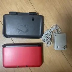 Nintendo 3DS LL レッド/ブラック 本体 ACアダプター付き