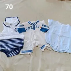 男の子　70 ロンパース　まとめ売り