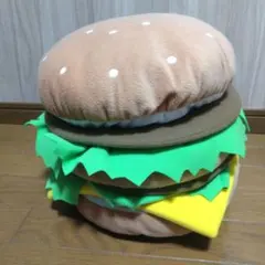 非売品）マクドナルド ハンバーガー ビックマック クッション 高27直径