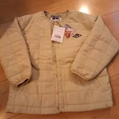 MARKEY'S キッズ 中綿ジャケット ベージュ 120cm