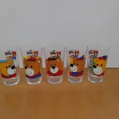 MIKI HOUSE ガラスコップ　 子供　５個セット