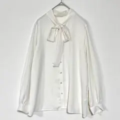 ROPE PICNIC/ロぺピクニック　ボウタイリボンブラウス　トップス　38