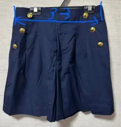 【中古】キュロット/ネイビー/L