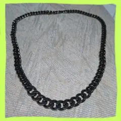 ブラック チェーン ネックレス
