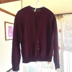 UNIQLO メリノクルーネックカーディガン　M