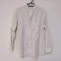 UNIQLO　スーピマコットンオーバーサイズスタンドカラーシャツ（長袖）