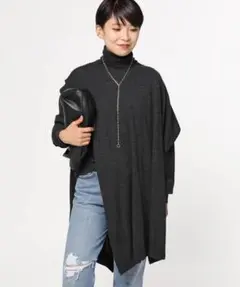 AP STUDIO SCENTOF FLOAT タートルネックポンチョ