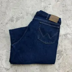お*ち様 wrangler　ラングラー　濃紺　デニムパンツ　古着　インディゴブル