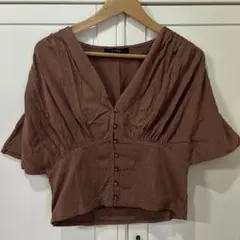 w closetカットソーブラウンFサイズ