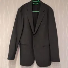 UNIQLO 感動ジャケットウールライクS ダークグレイ