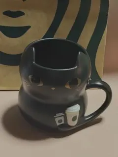 スターバックス 2019年ハロウィン 黒猫マグカップ