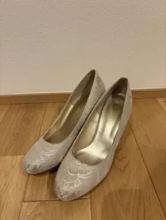 【le talon】ルタロン ベージュ　レース　ハイヒール　パンプス　サイズ37