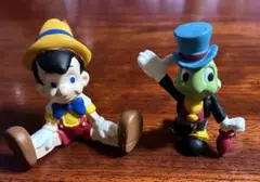 Disney ピノキオ＆ジミークリケット フィギュア 三菱銀行