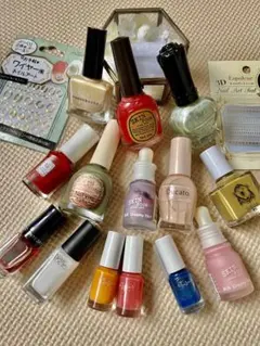 マニキュア　まとめ売り　14本　ネイルシール2枚