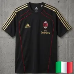 当時物 ​10/11 ACミラン オフィシャルTシャツ ゴールドライン L相当