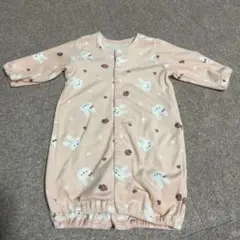 うさぎ柄ツーウェイ・ドレスオール 50-60cm