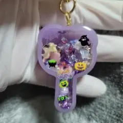 ハロウィン クマ型シャカシャカキーホルダー