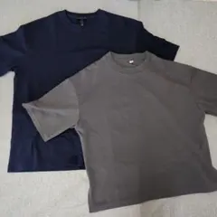 半袖Tシャツ ネイビー グレー 2色セット