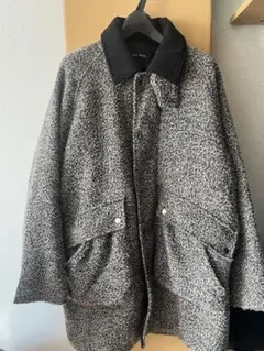 Niko and... ツイードオーバーサイズコート