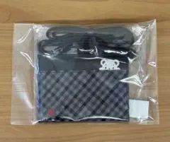 【新品】ファミリア チェック ネームホルダー 黒系