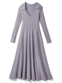 GRL 長袖ロングワンピース ニットワンピースSサイズ