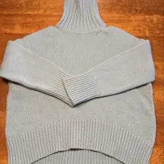 トゥモローランド　GALERIE VIE 水色ファインウール タートルネック