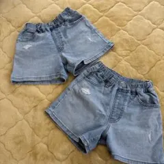 UNIQLO 120 双子 半ズボン