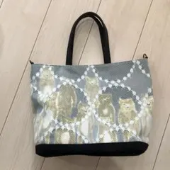 〈新品未使用〉ミナペルホネン生地×レザー使用トートバッグ