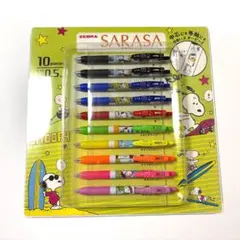 ZEBRA SARASA スヌーピー ボールペンセット　新品未使用　レア サラサ ボールペン スヌーピー 10本セット｜Yahoo!フリマ（旧