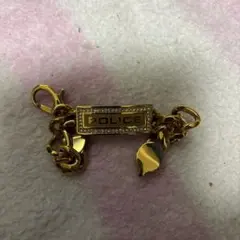 POLICE チェーンブレスレット 金色 - メルカリ