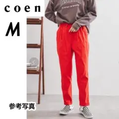 coen やみつきジョガーパンツ オレンジ M