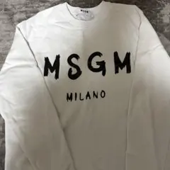 MSGM ホワイト スウェット トレーナー S
