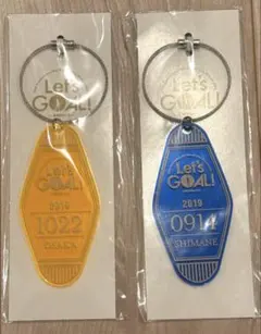 新品　倉木麻衣　Let’s GOAL! 2019 ホテルキーホルダー　2個セットのサムネイル