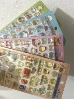 すみっコぐらし　立体シール　4枚